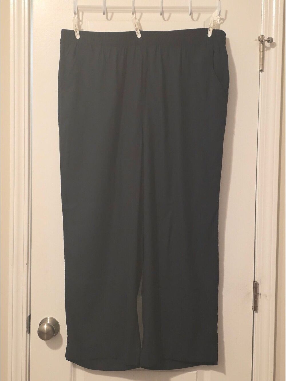 SERRA Linen Blend Wide Leg Pull-On Pants